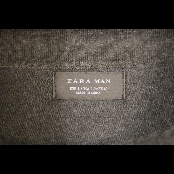 Long cut long sleeve Men Zara loose sweater - Picture 3 of 5